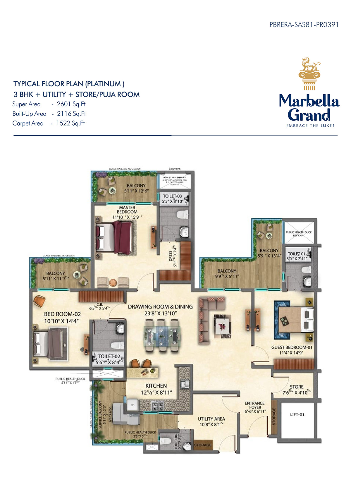 Marbella Royce site plan