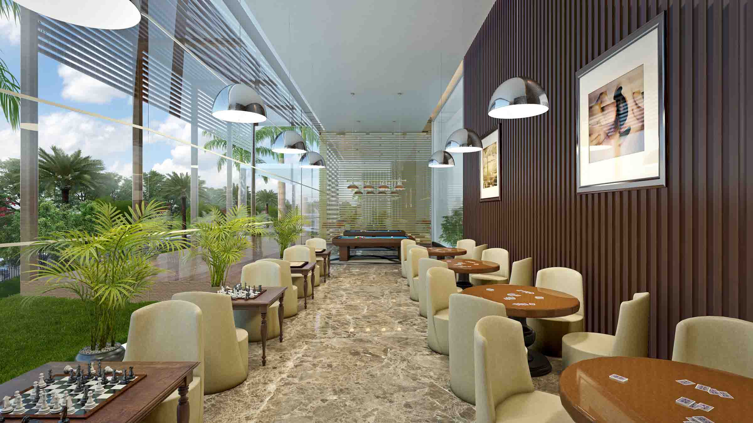 Premium lounge area in luxury residence