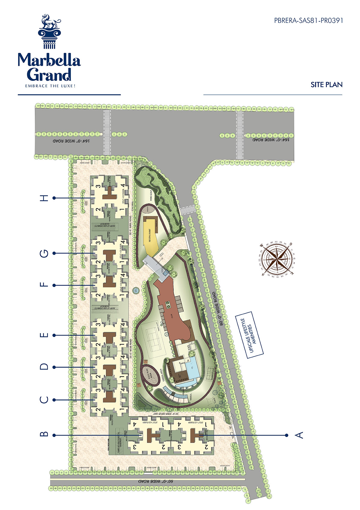 Marbella Royce site plan