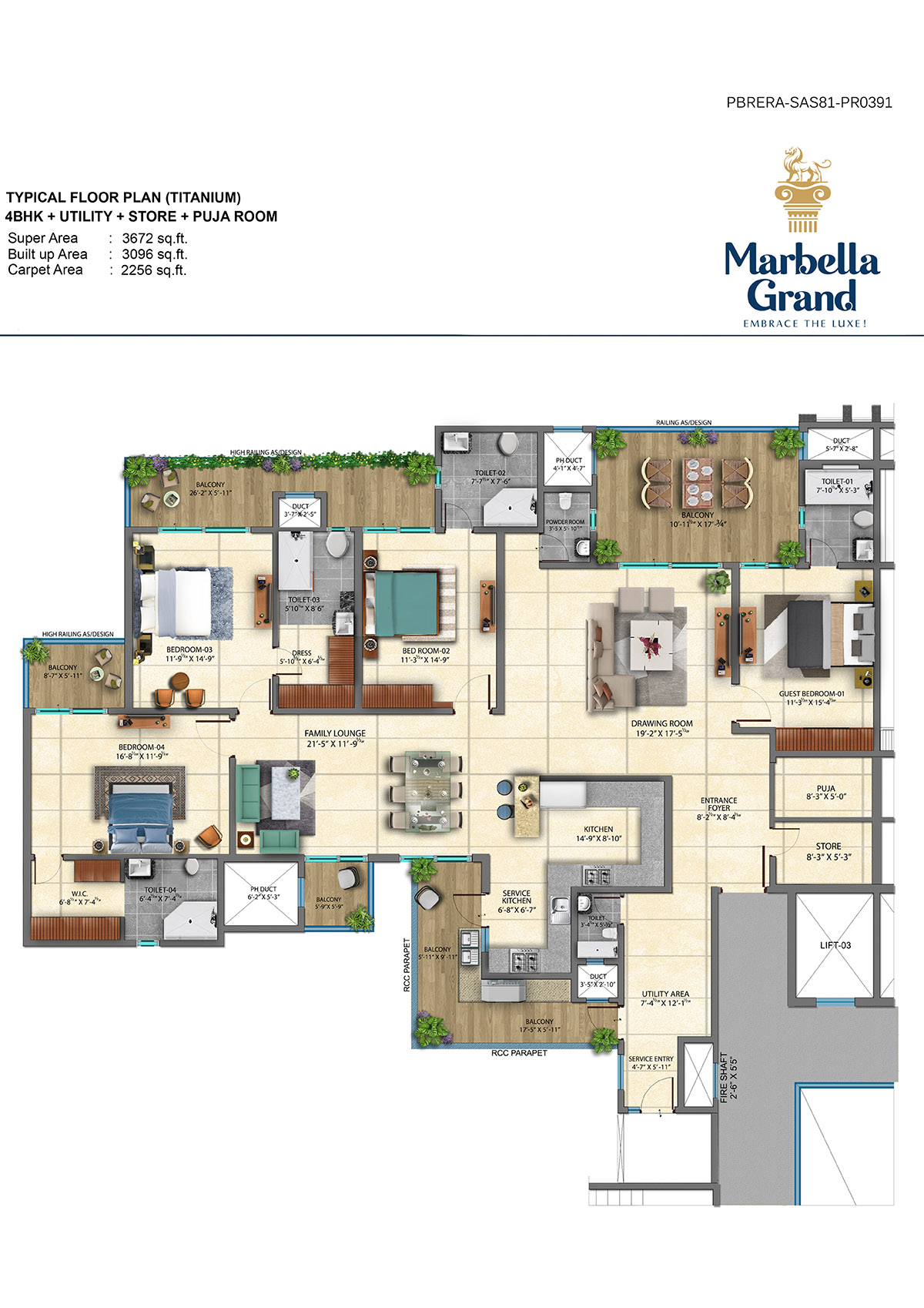 Marbella Royce site plan